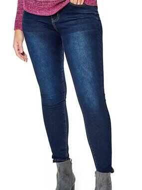 Bleu Denim Basic 5 Pocket Skinny Jeans